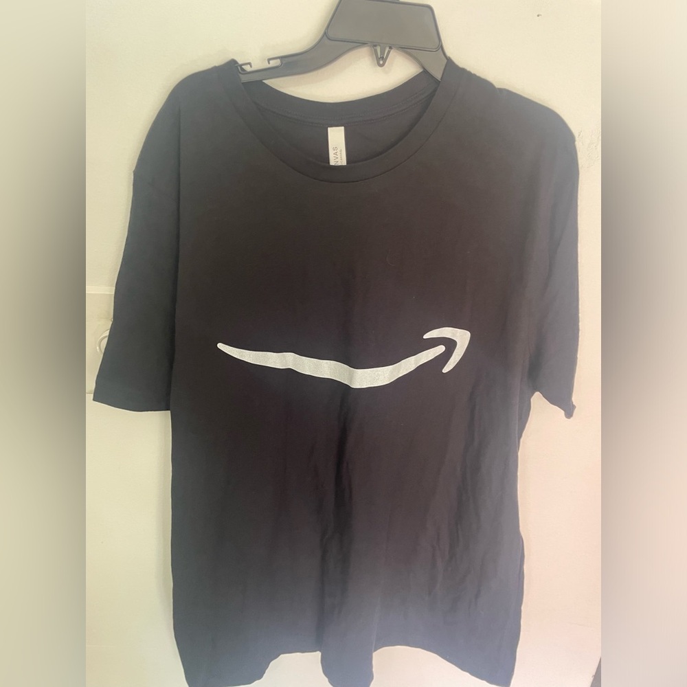 Amazon Employee Smile Logo T-Shirt Black 2XL